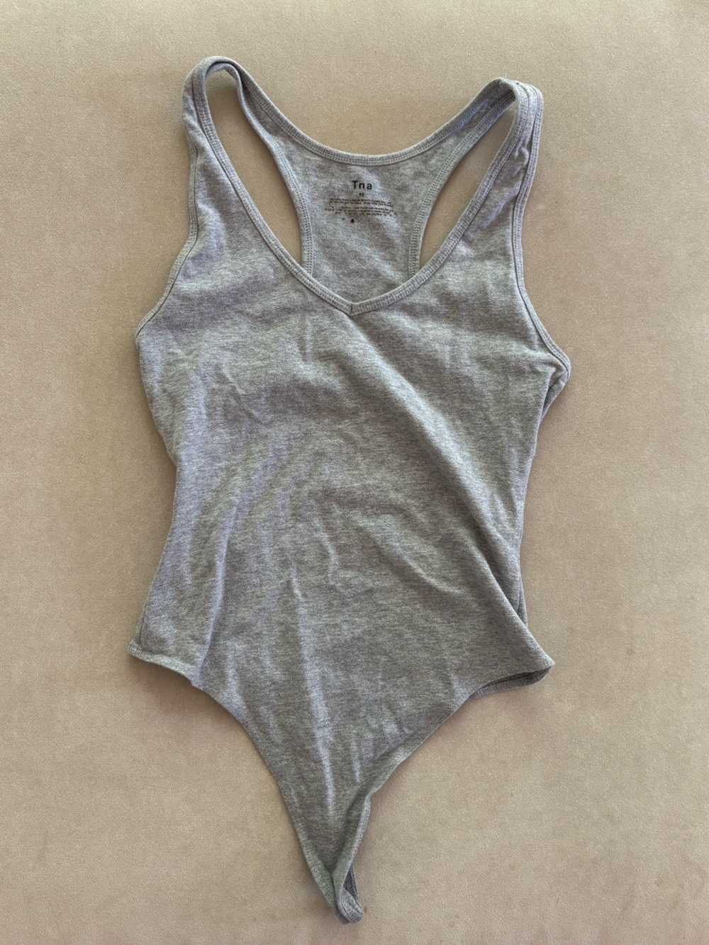 Aritzia Tna Cotton Racerback Bodysuit